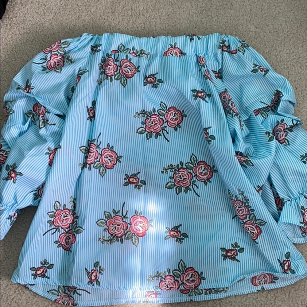 Off the shoulder blouse